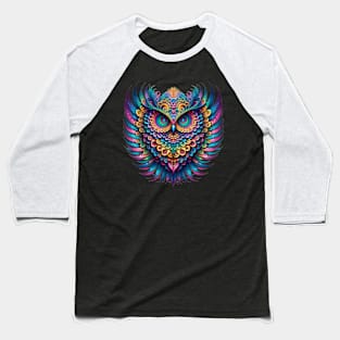 trippy owl Baseball T-Shirt